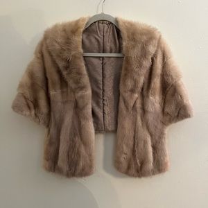 Vintage Palomino Mink Stole -Unbranded